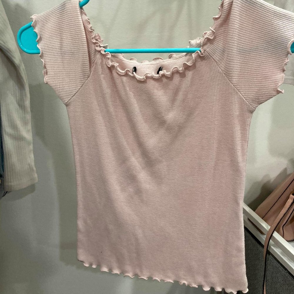 Brandy Melville Pink Anya Top